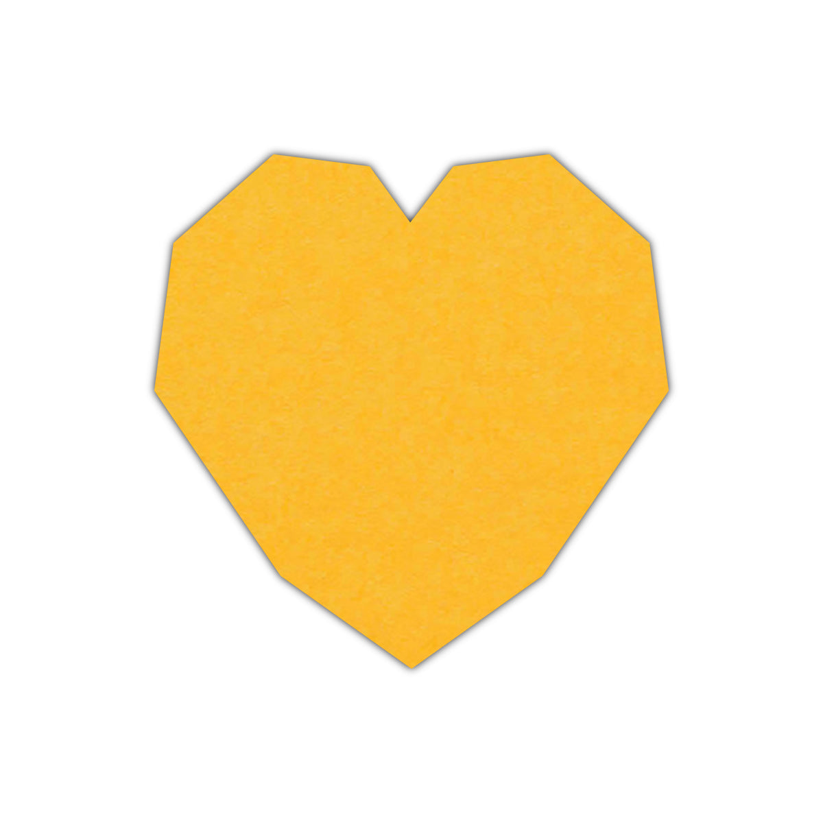 CMYK Print on Indian Yellow Cardstock | Shape S14 | 6.75" x 6.75"