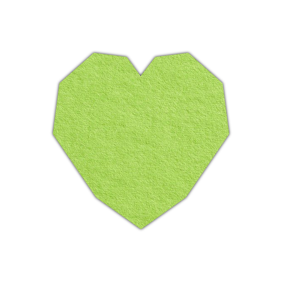 CMYK Print on Leaf Green Cardstock | Shape S14 | 2.25" x 2.25"