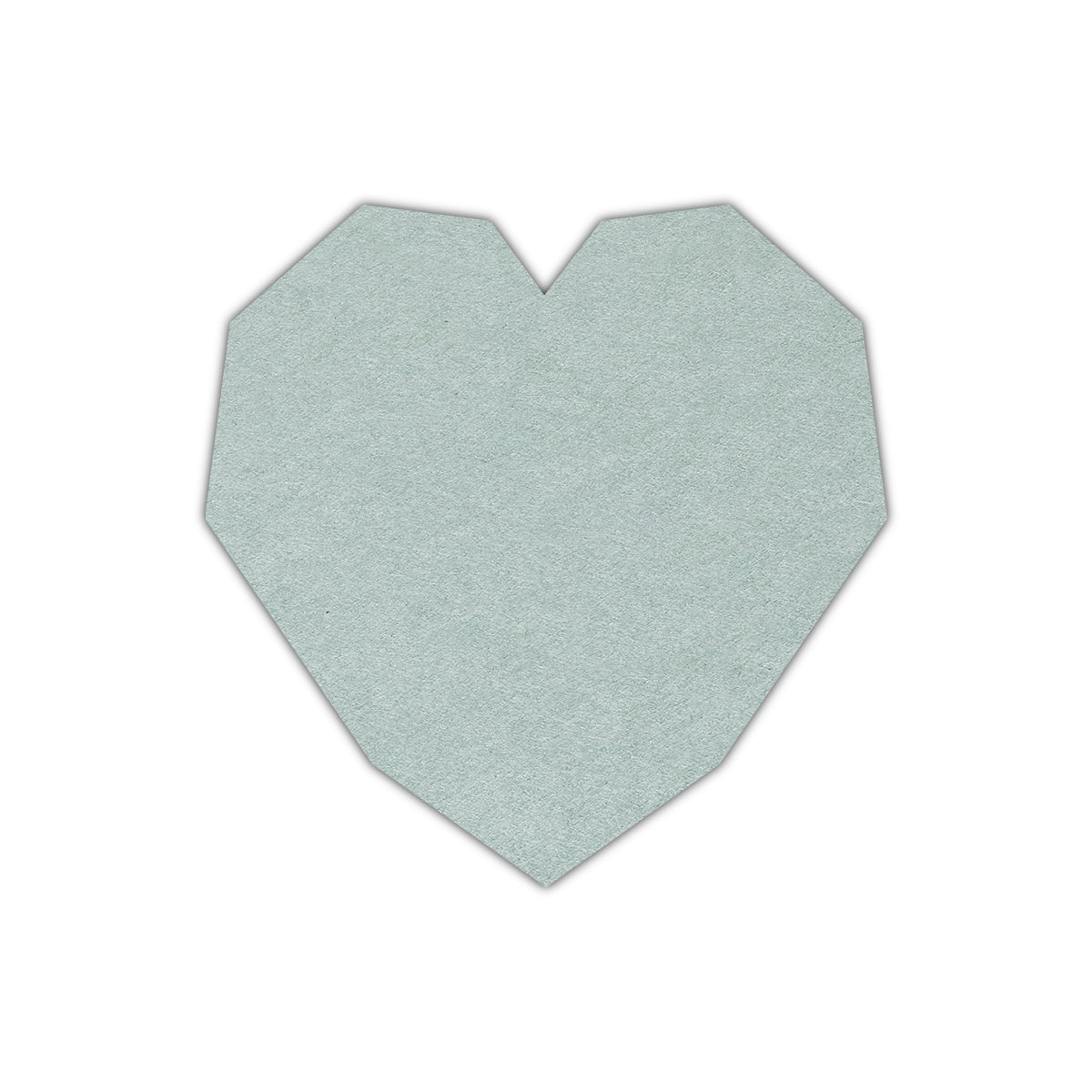 CMYK Print on Powder Green Cardstock | Shape S14 | 3" x 3"