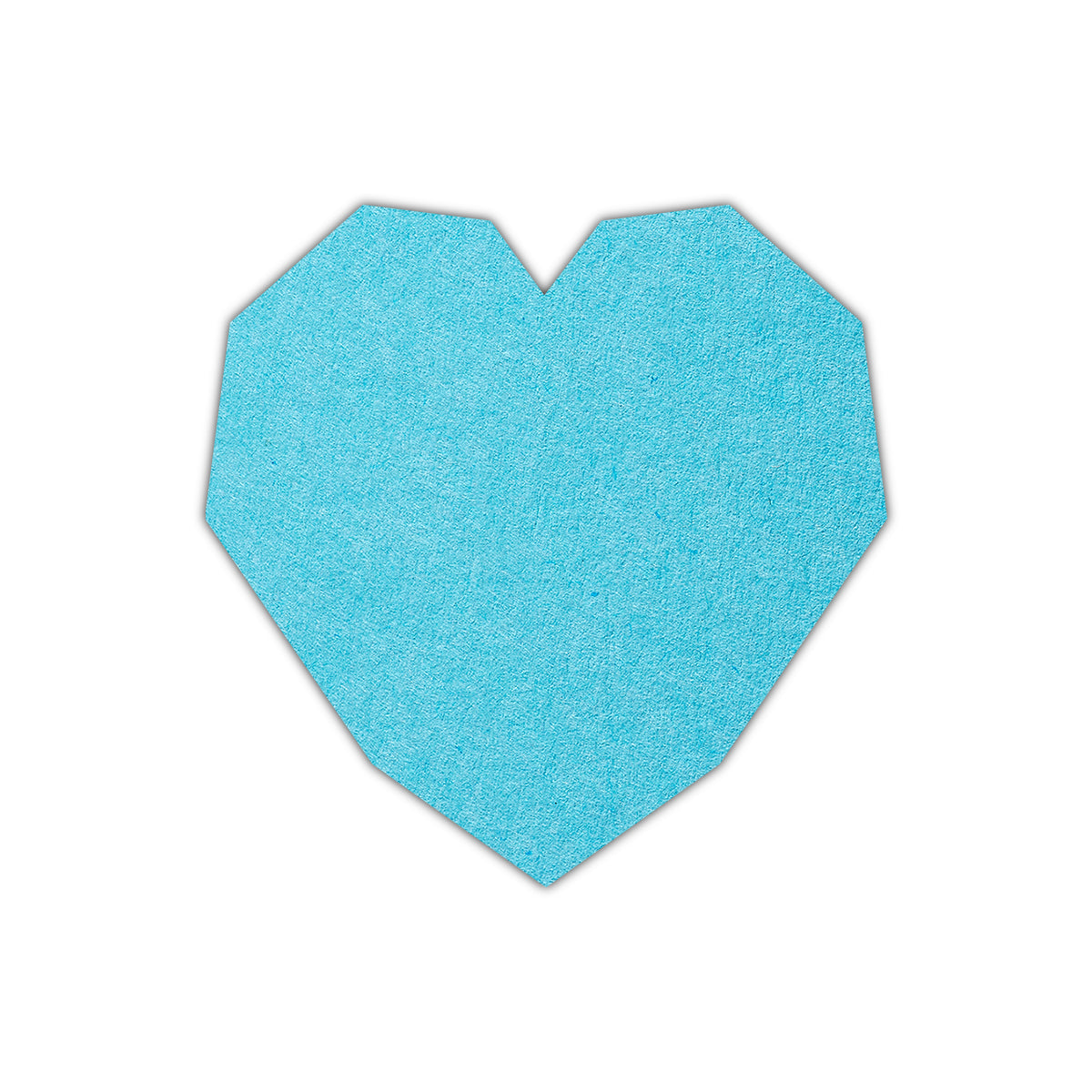 CMYK Print on Turquoise Cardstock | Shape S14 | 8" x 8"