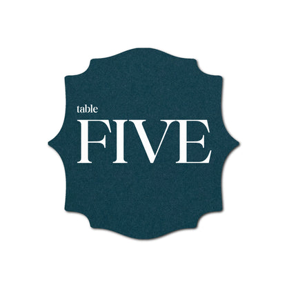 Individually Personalized Wedding Prints on Diecut Cardstock - Shape S15