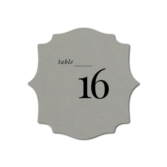 Individually Personalized Wedding Prints on Diecut Cardstock - Shape S15