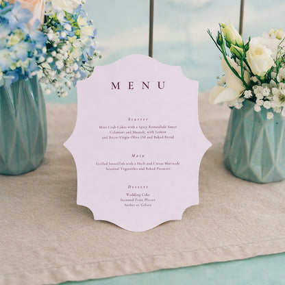 Personalized Wedding Cards | Fully Custom Print | Signature Shape S15