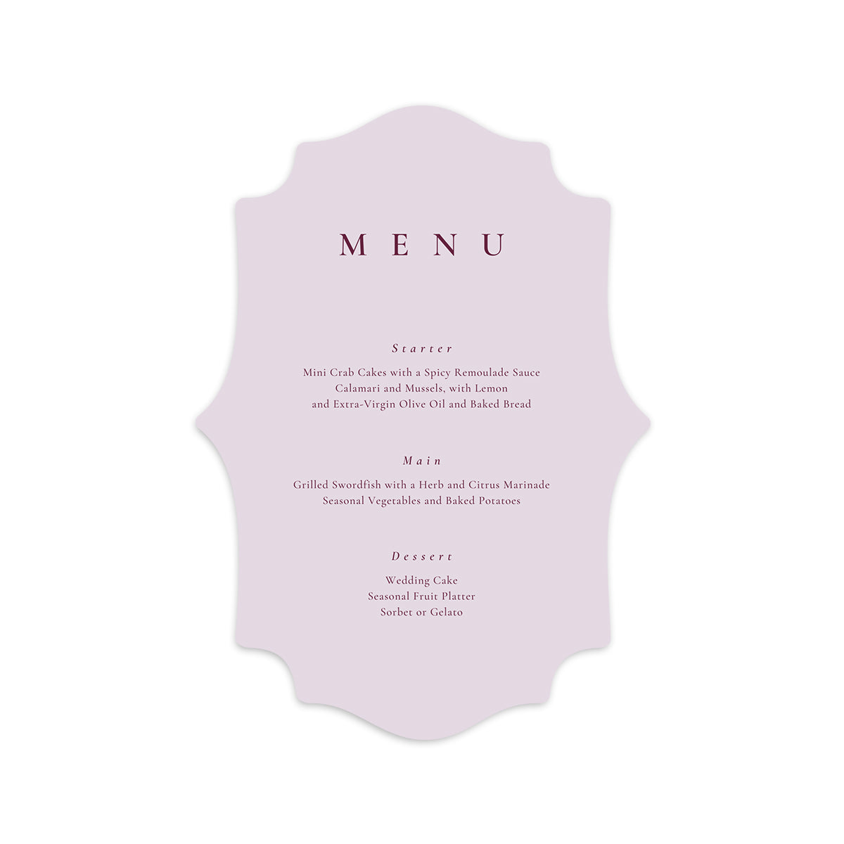 Personalized Wedding Cards | Fully Custom Print | Signature Shape S15
