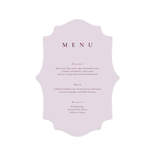 Personalized Wedding Cards | Fully Custom Print | Signature Shape S15