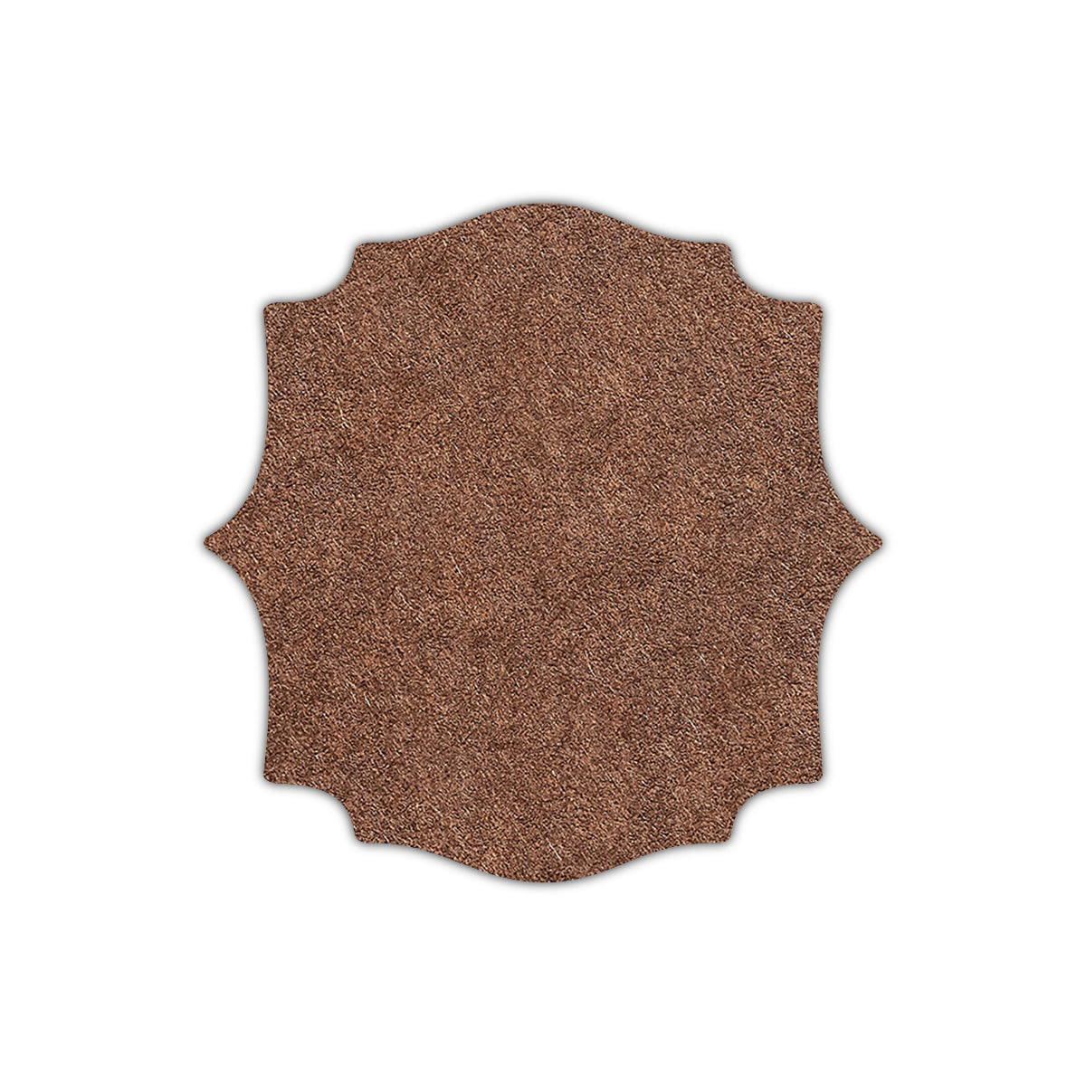 CMYK Print on Bagdad Brown Cardstock | Shape S15 | 2.25" x 2.25"