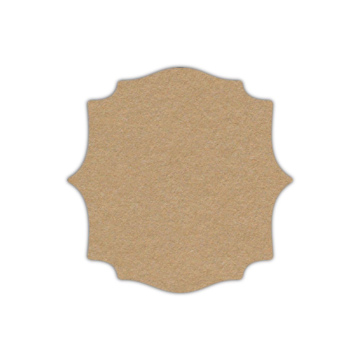 CMYK Print on Camel Cardstock | Shape S15 | 4.5" x 4.5"