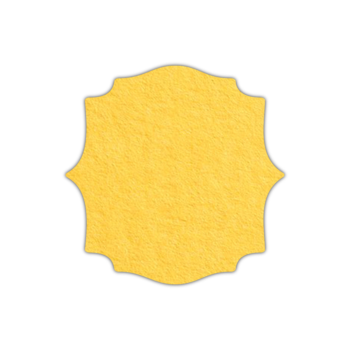 CMYK Print on Canary Yellow Cardstock | Shape S15 | 3.75" x 3.75"