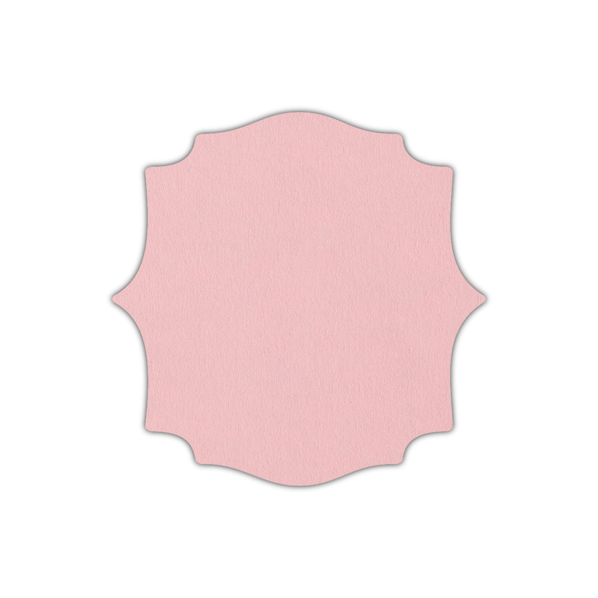 CMYK Print on Candy Pink Cardstock | Shape S15 | 8" x 8"