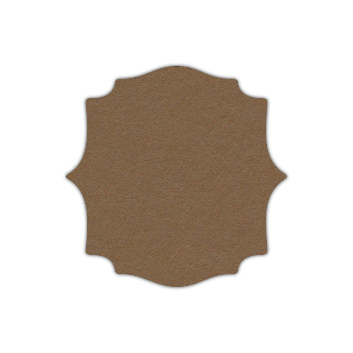 CMYK Print on Cappuccino Cardstock | Shape S15 | 6.5" x 6.5"