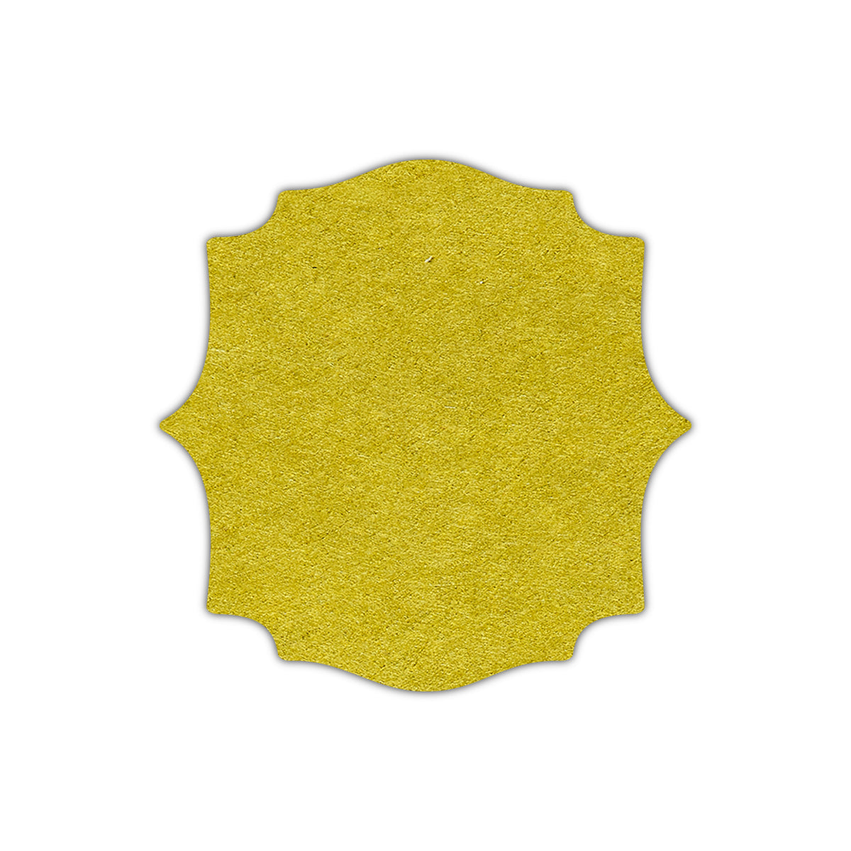 CMYK Print on Chartreuse Cardstock | Shape S15 | 5.75" x 5.75"