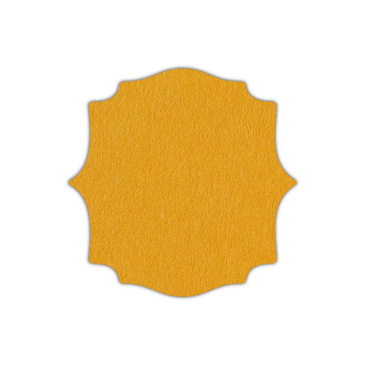 CMYK Print on Citrine Cardstock | Shape S15 | 4.25" x 4.25"