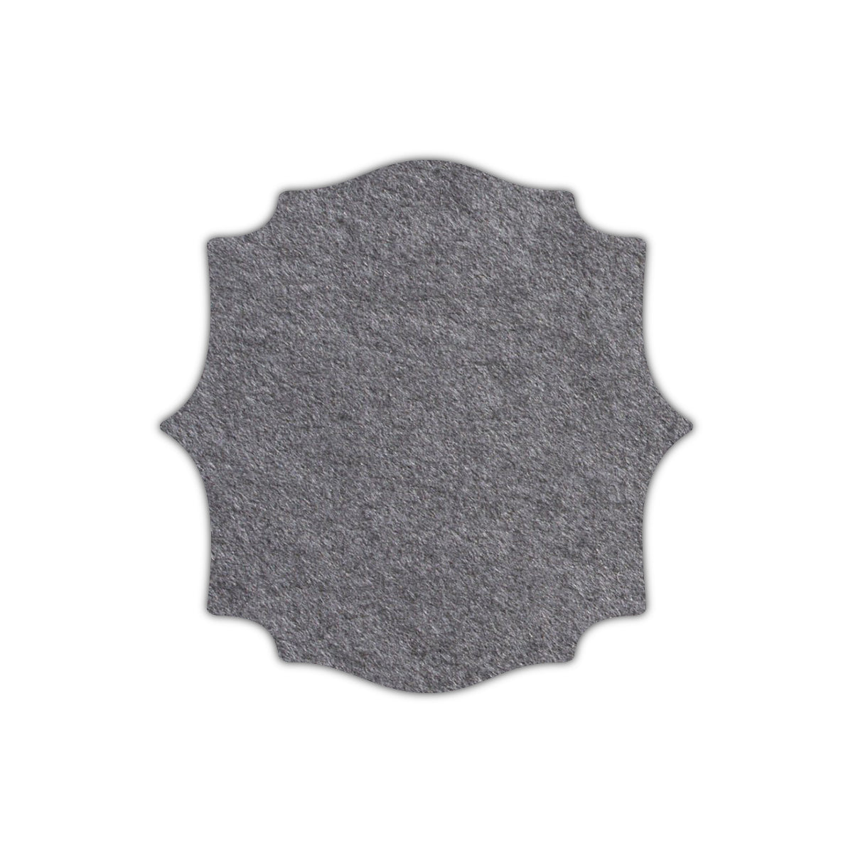 CMYK Print on Cobblestone Gray Cardstock | Shape S15 | 4" x 4"