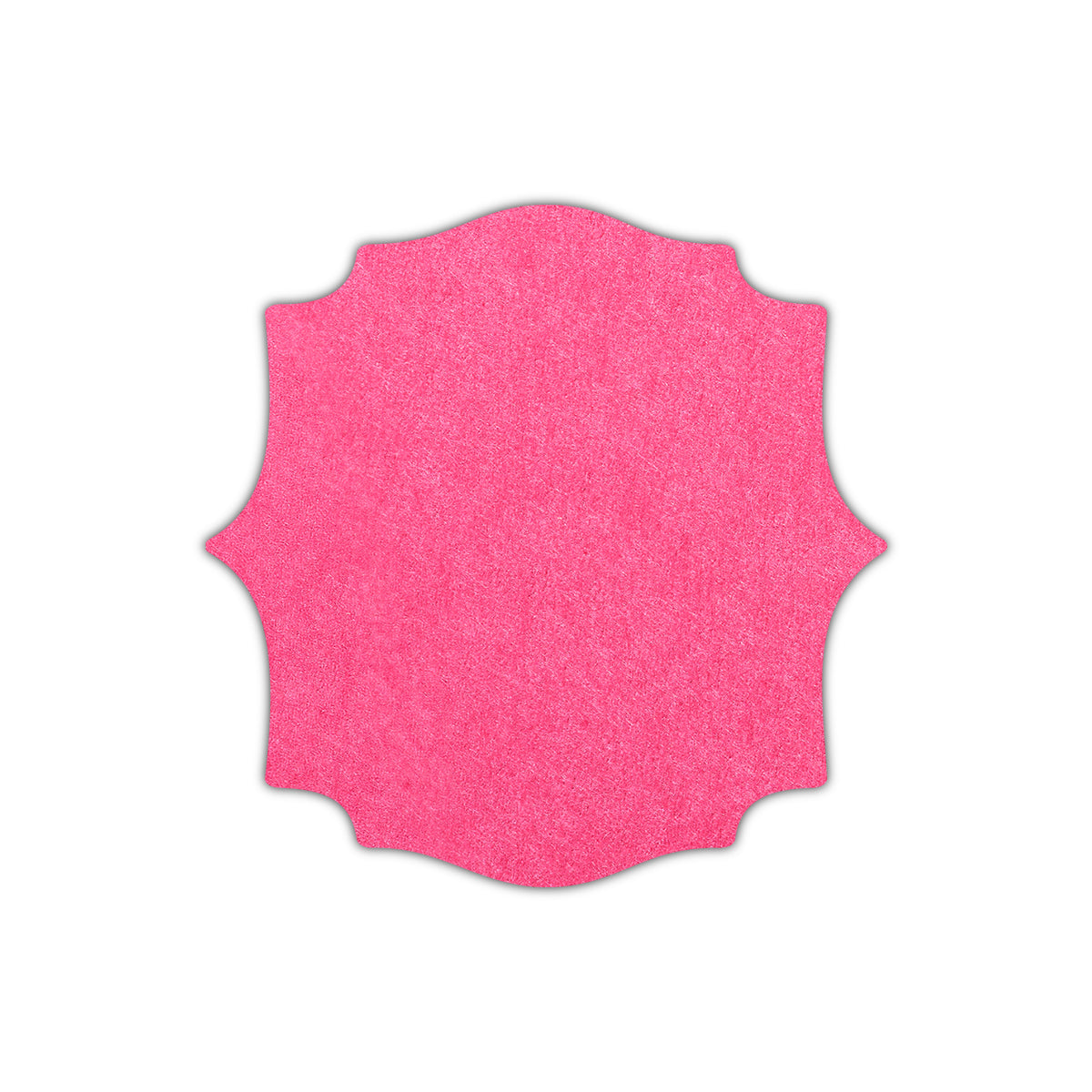 CMYK Print on Hot Pink Cardstock | Shape S15 | 5.25" x 5.25"