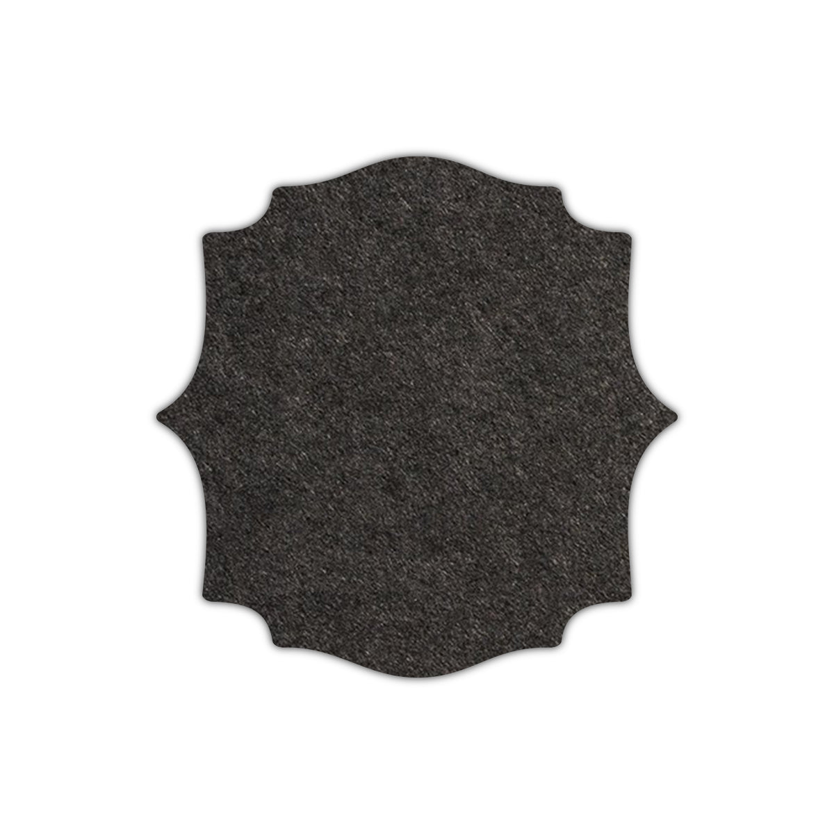 CMYK Print on Licorice Black Cardstock | Shape S15 | 6" x 6"