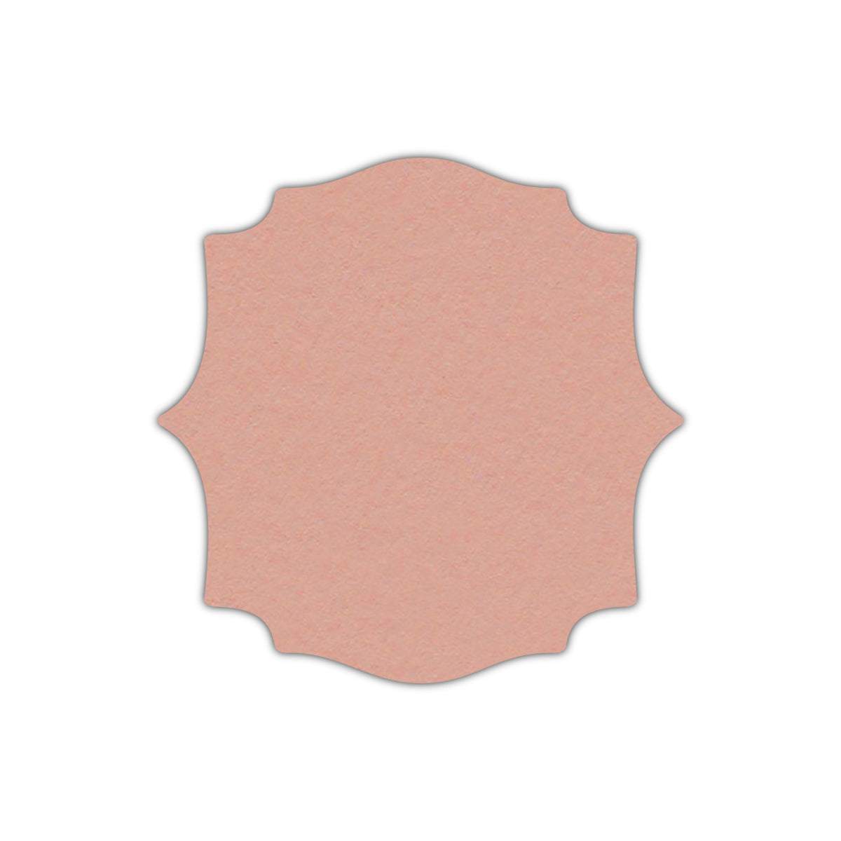 CMYK Print on Old Rose Cardstock | Shape S15 | 2" x 2"