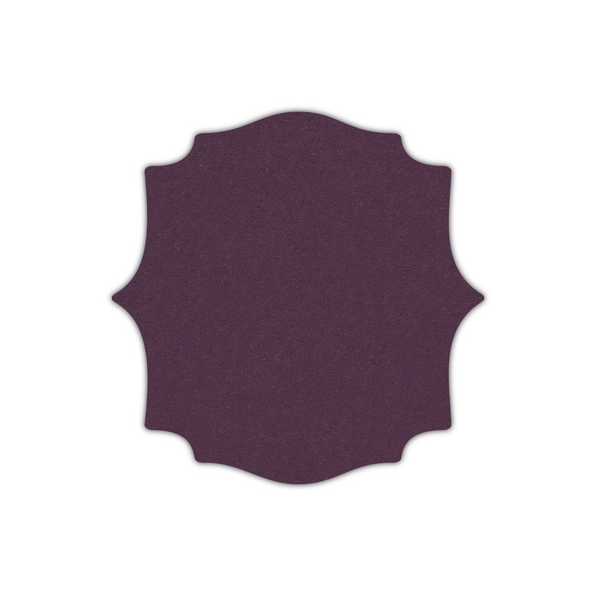 CMYK Print on Prune Cardstock | Shape S15 | 3.25" x 3.25"