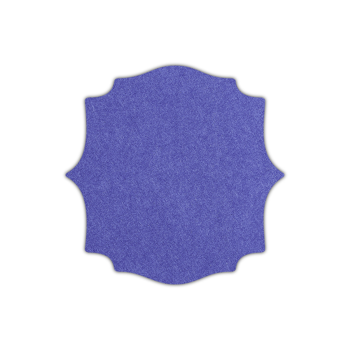 CMYK Print on Royal Blue Cardstock | Shape S15 | 2.5" x 2.5"