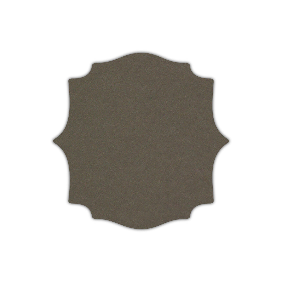 CMYK Print on Sombre Grey Cardstock | Shape S15 | 7.75" x 7.75"