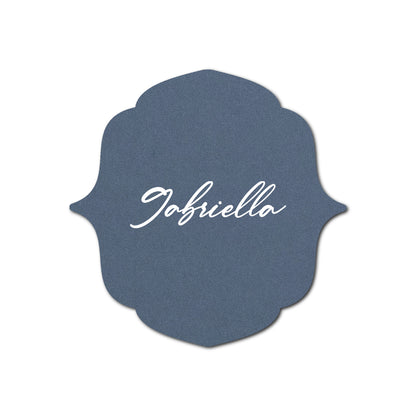 Individually Personalized Wedding Prints on Diecut Cardstock - Shape S16