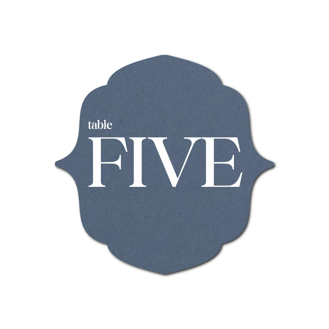 Individually Personalized Wedding Prints on Diecut Cardstock - Shape S16