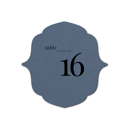 Individually Personalized Wedding Prints on Diecut Cardstock - Shape S16