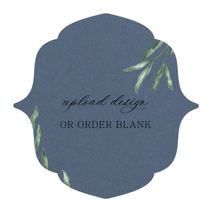 Custom Wedding Prints on Diecut Shaped Cardstock | Shape S16