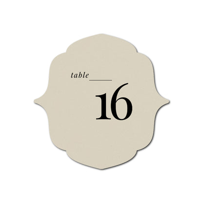 Individually Personalized Wedding Prints on Diecut Cardstock - Shape S16