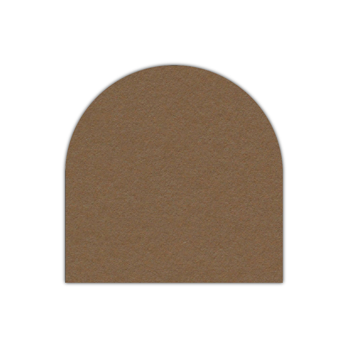 CMYK Print on Cappuccino Cardstock | Shape S1 | 2" x 2"