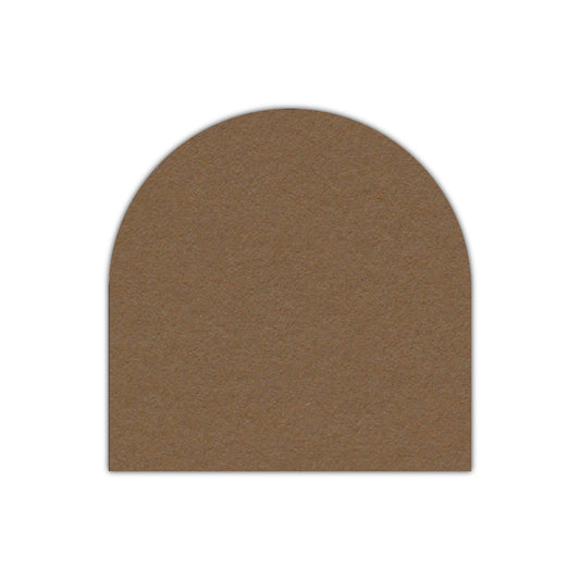 CMYK Print on Cappuccino Cardstock | Shape S1 | 2" x 2"