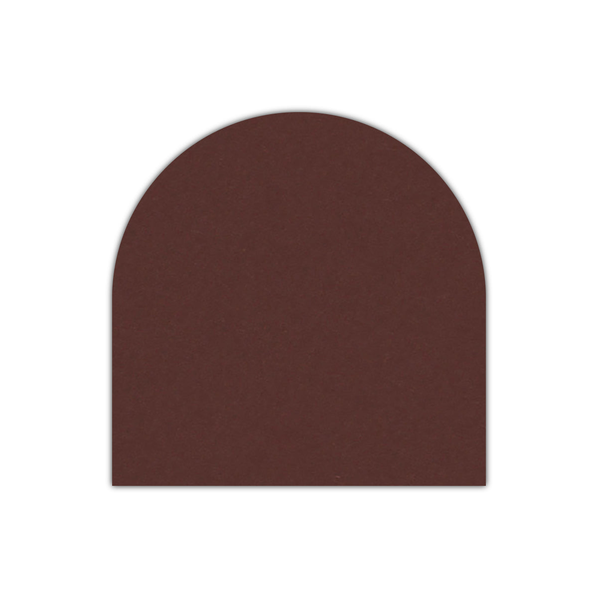 CMYK Print on Port Wine Cardstock | Shape S1 | 3" x 3"