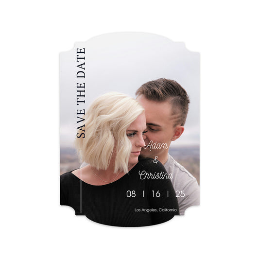 Personalized Wedding Cards | Fully Custom Print | Signature Shape S20