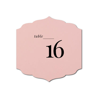 Individually Personalized Wedding Prints on Diecut Cardstock - Shape S23