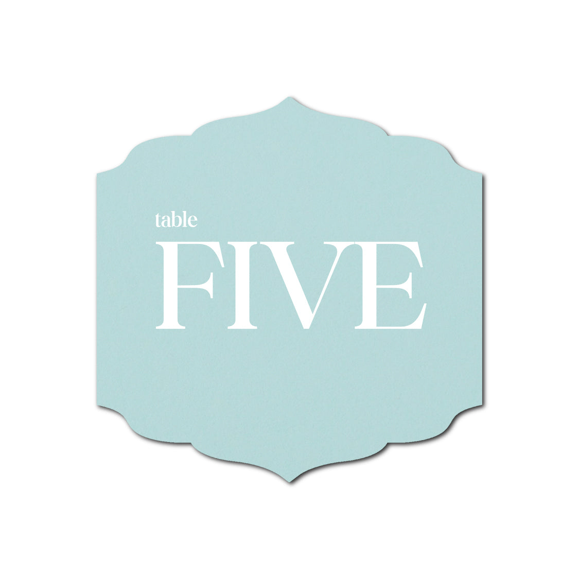 Individually Personalized Wedding Prints on Diecut Cardstock - Shape S23