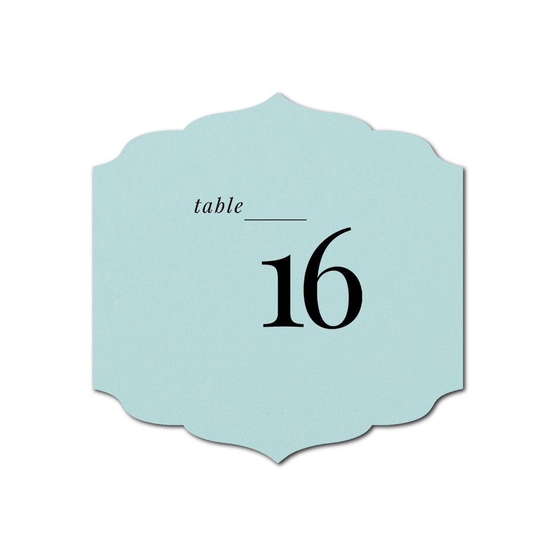 Individually Personalized Wedding Prints on Diecut Cardstock - Shape S23