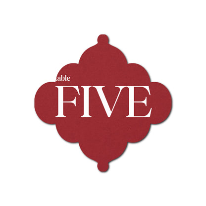 Individually Personalized Wedding Prints on Diecut Cardstock - Shape S24
