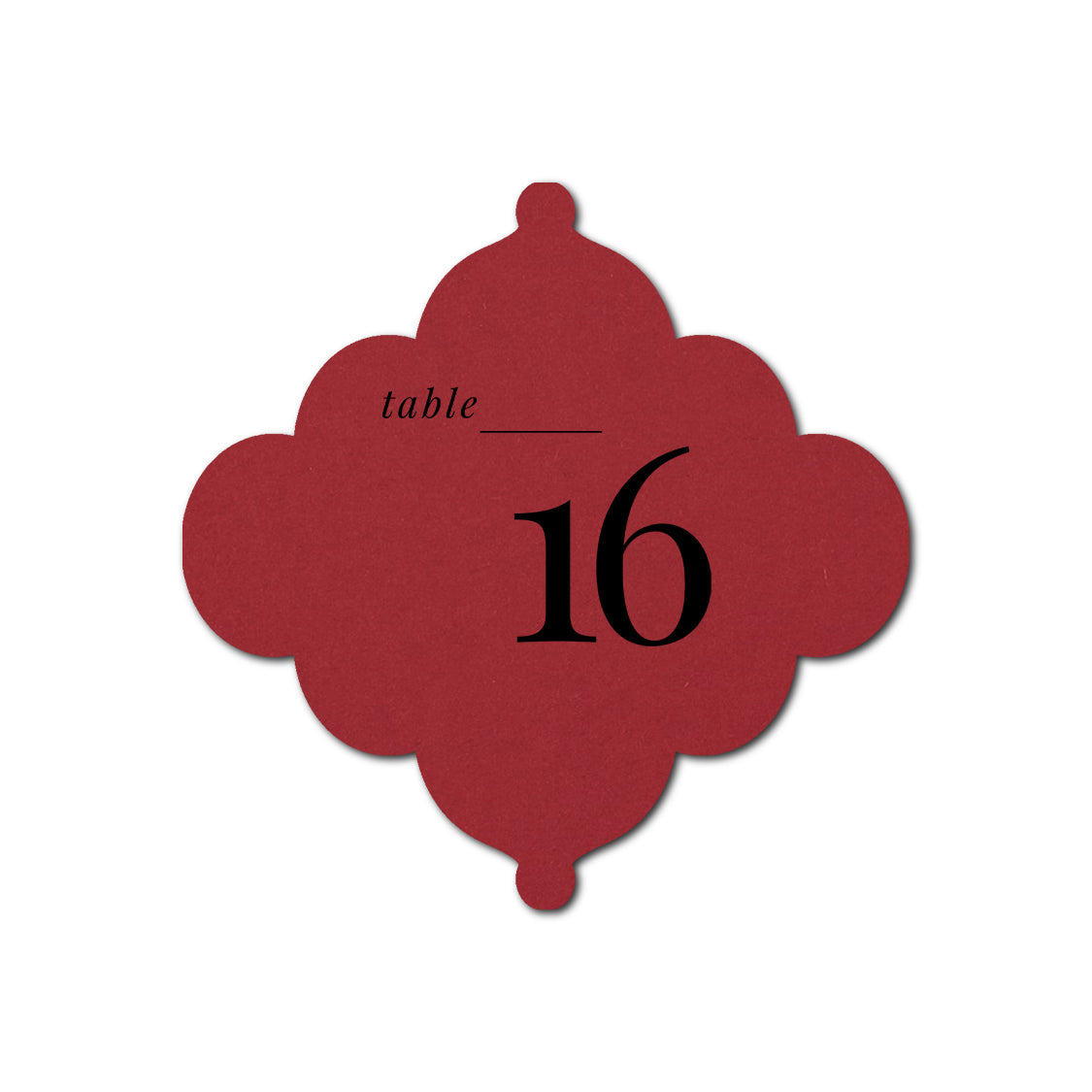 Individually Personalized Wedding Prints on Diecut Cardstock - Shape S24
