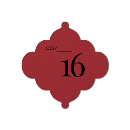 Individually Personalized Wedding Prints on Diecut Cardstock - Shape S24