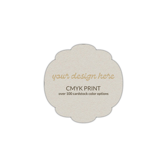 Shape S26 Diecut Card | CMYK Print | 2.5" x 2.5"