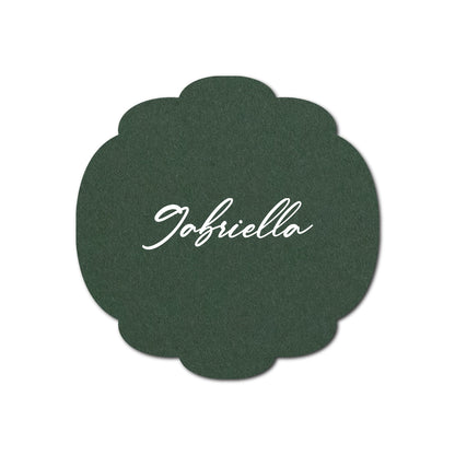 Individually Personalized Wedding Prints on Diecut Cardstock - Shape S26