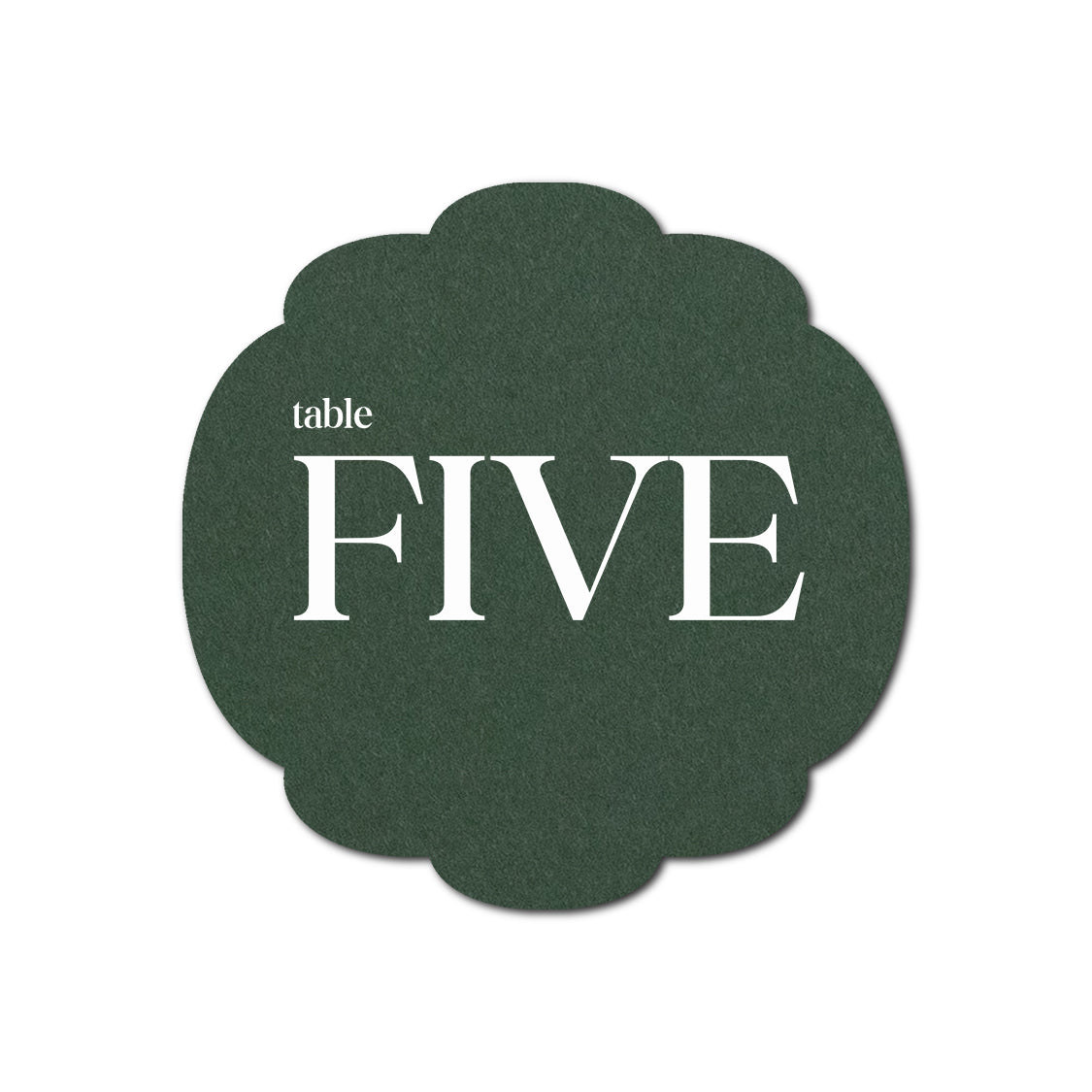 Individually Personalized Wedding Prints on Diecut Cardstock - Shape S26