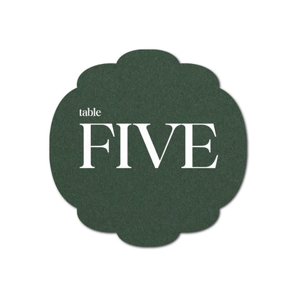 Individually Personalized Wedding Prints on Diecut Cardstock - Shape S26