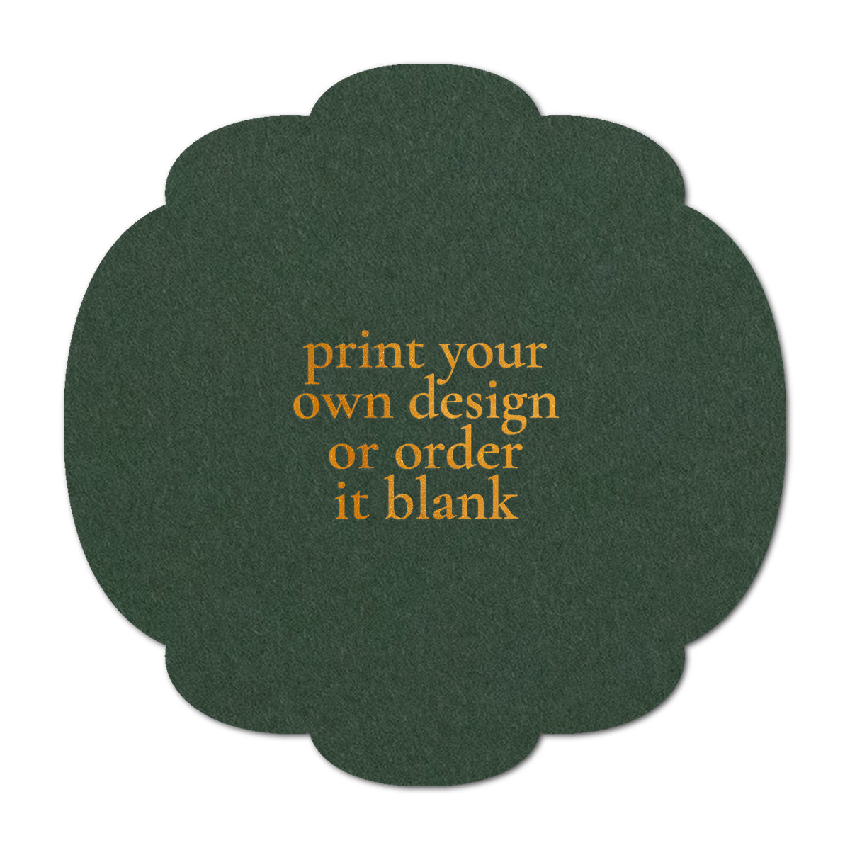Custom Wedding Prints on Diecut Shaped Cardstock | Shape S26