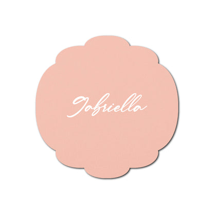 Individually Personalized Wedding Prints on Diecut Cardstock - Shape S26