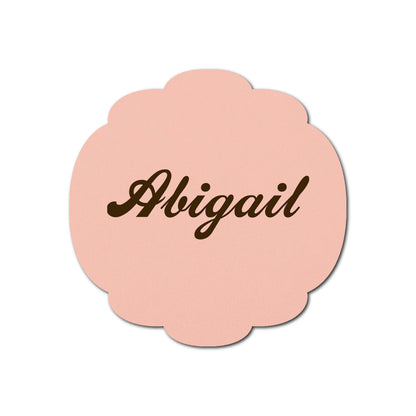 Individually Personalized Wedding Prints on Diecut Cardstock - Shape S26