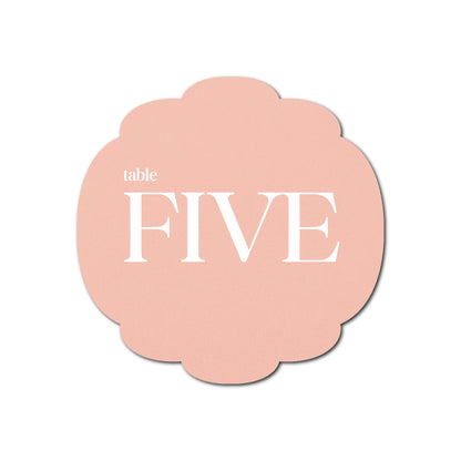 Individually Personalized Wedding Prints on Diecut Cardstock - Shape S26