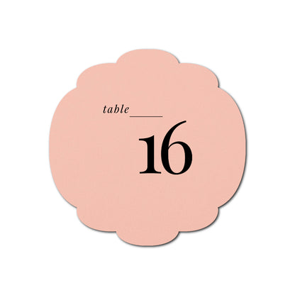 Individually Personalized Wedding Prints on Diecut Cardstock - Shape S26