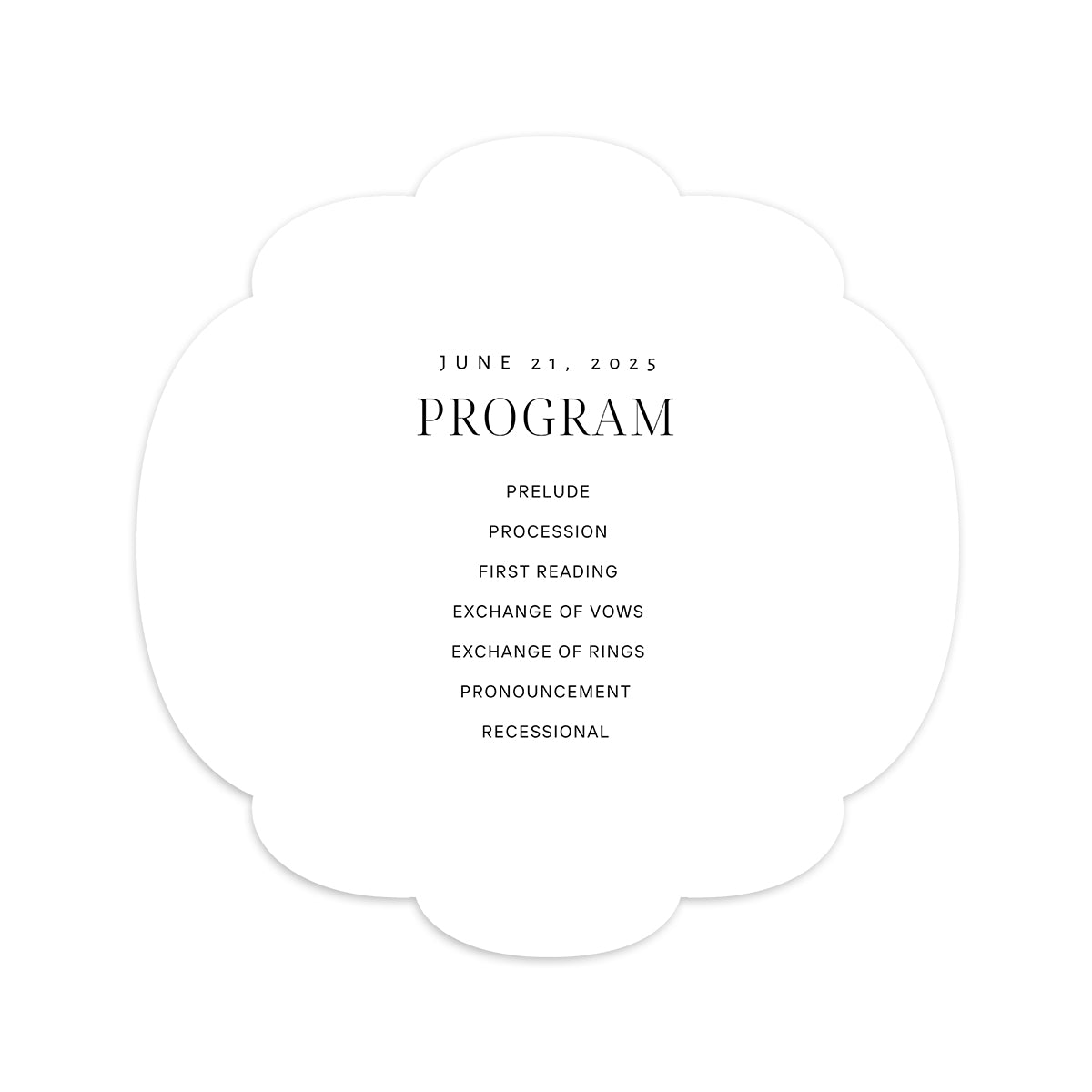 Personalized Wedding Cards | Fully Custom Print | Signature Shape SS26