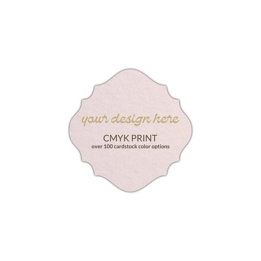 Shape S27 Diecut Card | CMYK Print | 2.25" x 2.25"