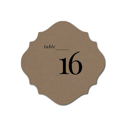 Individually Personalized Wedding Prints on Diecut Cardstock - Shape S27
